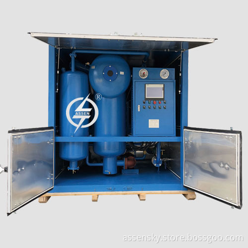 PLC Control System Transformer Oil Dehydration Equipment